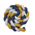 Trança Berço Mostarda Marinho Branco 4 M