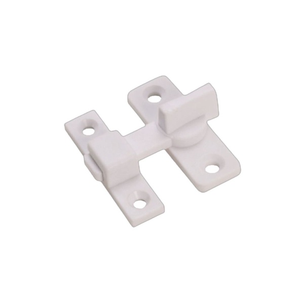 Tranqueta Trinco Fecho Nylon S/bico Branco Porta Portao