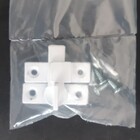 Tranqueta Trinco Fecho Porta Portao Zamac Branco