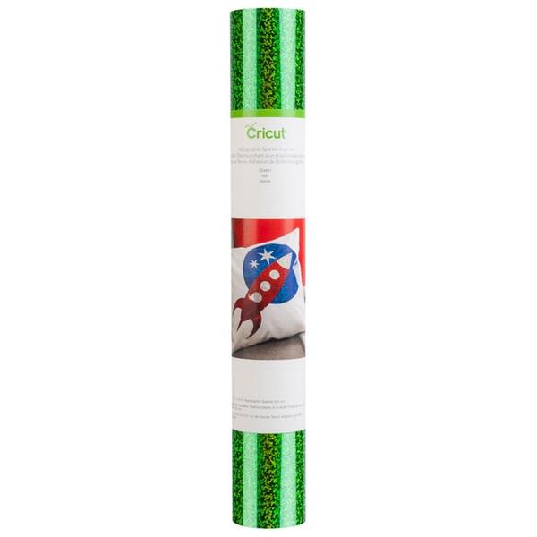 Transfer Holográfico Para Tecidos Cricut - Verde - 30x60cm -
