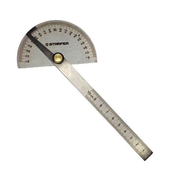 Transferidor De Graus Esquadro Régua Marceneiro Serralheiro