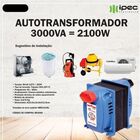 Transformador 3000va Azul Bivolt  Ipec