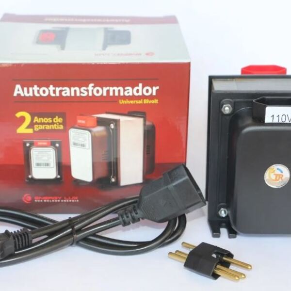 Transformador 3000va Bivolt Com Tomada Tripolar De 110 Para 2