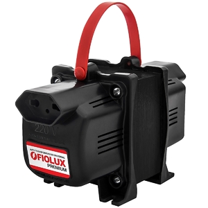 transformador fiolux premium 300va bivolt 110 220 e 220 110 ref 300 va