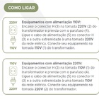 Transformador Fiolux Premium Tripolar 200va Bivolt 110/220 E