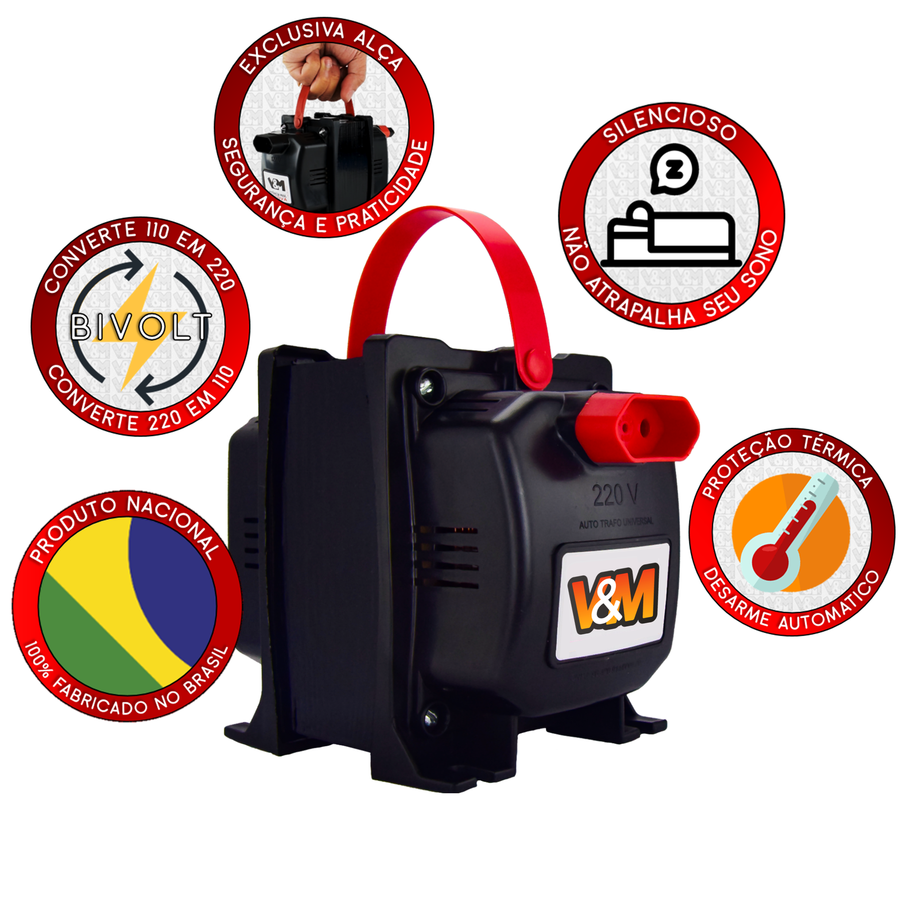 AUTO TRAFO 5000T VA BIVOLT VEM