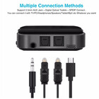 Transmissor Receptor Áudio Bluetooth 5.0 Aptx Hd Óptico 3.5