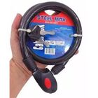 Trava Antifurto Cabo De Aço Segurança Para Bike 15x800mm