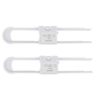 Trava Armário ABS Branco 2 peças