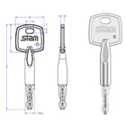 Trava Aux Stam 1002 - Cromado