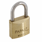 Trava com Chave Simples 30mm Latão Preto Papaiz