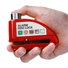 Trava De Disco Freio Cadeado Moto Sensor Alarme Sonoro 110db