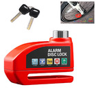 Trava De Disco Freio Cadeado Moto Sensor Alarme Sonoro 110db
