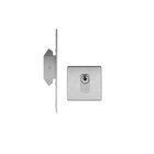 Trava Inox Correr Roseta Quadrada Inox  Polido