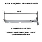 Trava Limitadora De Janela Basculante De Alumínio Branco Refo