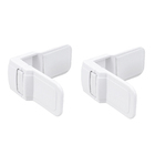 Trava para Gaveta Silicone Branco 2 peças