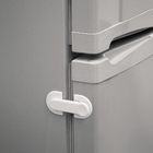 Trava para Porta de Geladeira Branca 20x43mm OR92500 Ordene