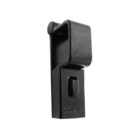 Trava Para Portão N.1 Com Porta Cadeado Preto 34mmx33mm Dovale