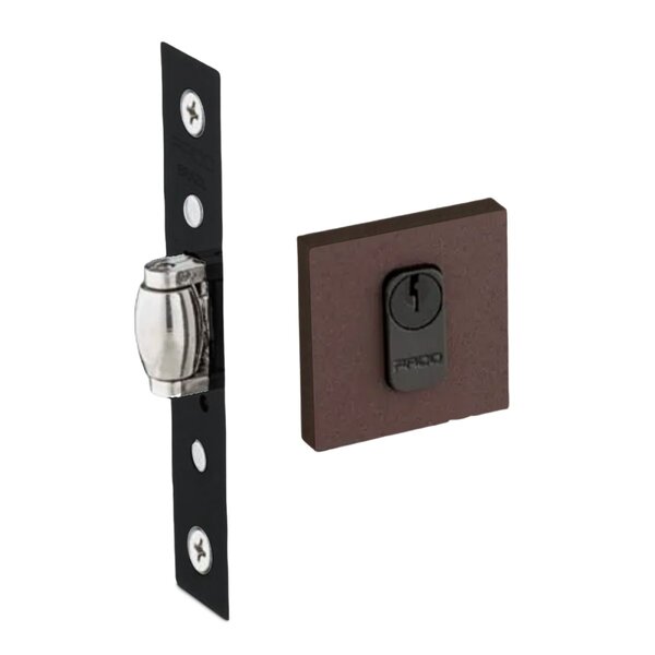 Trava Pivotante Roseta Quadrada Corten