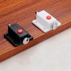 Trava Plástica Com Pistão Fecho P/ Móveis Portas Janelas 2un