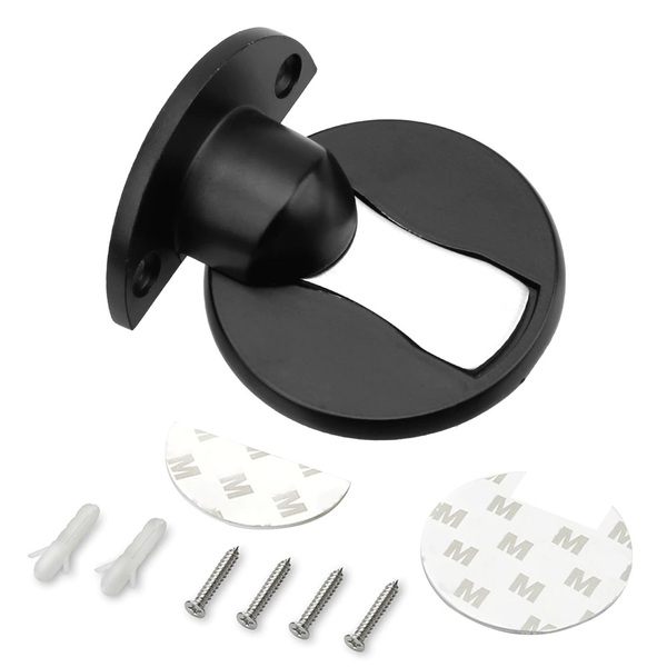 Trava Porta Fixador E Prendedor Invisível Ímã Magnético Preto