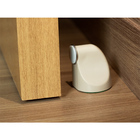 Trava Porta Magnético Com Fixador E Prendedor Adesivo - Preto