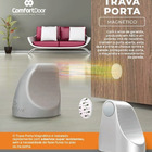 Trava Porta Magnético Cor Cromado Comfortdoor Com Imã