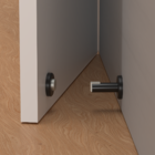 Trava Porta Magnético Dual Preto Confortdoor