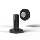 Trava Porta Magnético Dual Preto Confortdoor