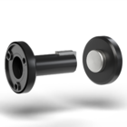 Trava Porta Magnético Dual Preto Confortdoor