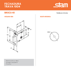 Trava Tetra Simples 1004 Oxid. Stam