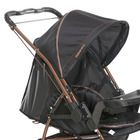 Travel System Galzerano Carrinho De Bebê Preto Com Cobre Mila