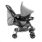 Travel System Reverse Cosco - Cinza Rajado