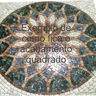 Travertino Moldura Acabamento Quadrado - 70cm