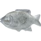 Travessa Alumínio Fundido Polida Formato Peixe Para Porções