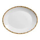 Travessa Bambu Em Cerâmica 32cm Scalla