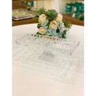 Travessa Com Pé De Cristal De Chumbo Dragon 34 X 15 X 10,5 Cm