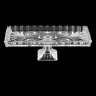 Travessa Com Pé De Cristal De Chumbo Dragon 34 X 15 X 10,5 Cm