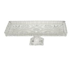 Travessa Com Pé De Cristal De Chumbo Dragon 34 X 15 X 10,5 Cm