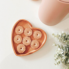 Travessa Coração Bambu 12,5cm Class Home