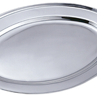 Travessa De Inox Oval 30 Cm Class Home