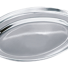 Travessa De Inox Oval Funda 45 Cm Class Home
