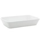 Travessa De Porcelana Branca Linea Lyor 20,5x15,5cm Refratári