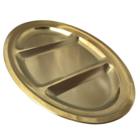 Travessa Dourada Para Churrasco By Fineza