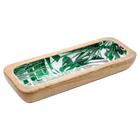 Travessa Em Madeira Leafage 29x11x5cm