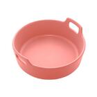 Travessa Em Porcelana Bon Gourmet Nórdica 22x9cm Rosa