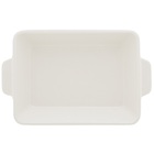 Travessa Em Porcelana Com Alça Basic Branco 29 X 19 5 X 5cm