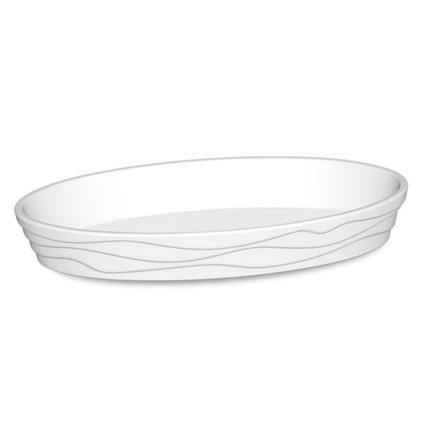 Travessa Funda Oval Buffet Branca 28cm Dt83870