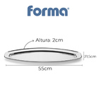 Travessa Grande 55x22cm De Mesa Para Servir Peixe Salgados