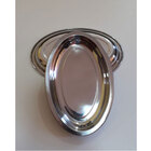 Travessa Inox Oval 30cm Funda Kehome